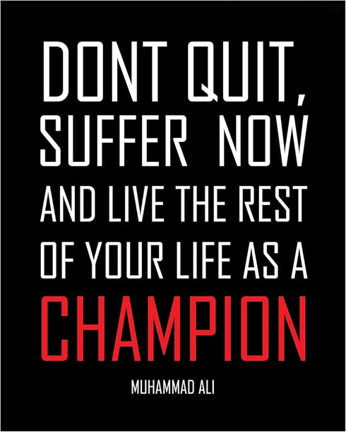 Posterizer 1 pcs-don't quit-encouraging quote-Men's Art Collection-Motivational & Inspirational Art-Gift for Entrepreneurs-Decor for Home & Office...